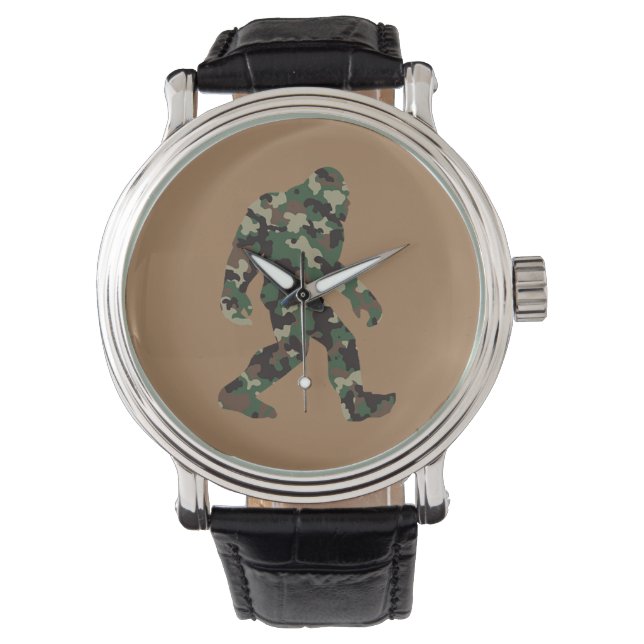 Bigfoot Sasquatch Camo    Watch (Front)