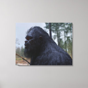 bigfoot,sasquatch, canvas print