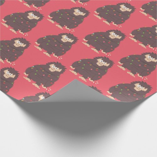 Bigfoot Sasquatch Christmas  Wrapping Paper