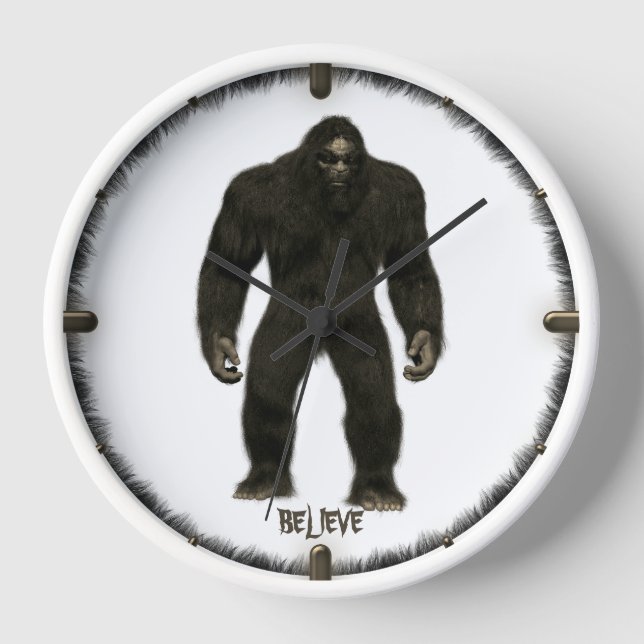 BIGFOOT SASQUATCH CLOCK (Front)