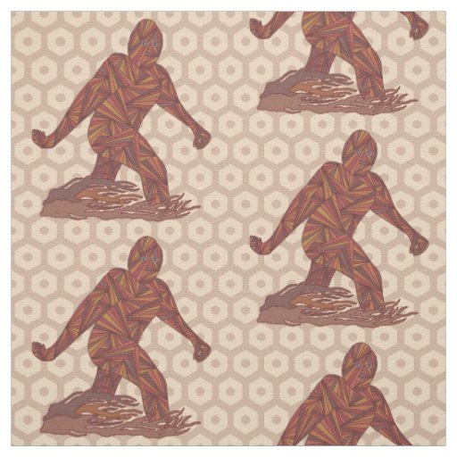 Bigfoot Sasquatch Cryptid Creature Fun Fabric