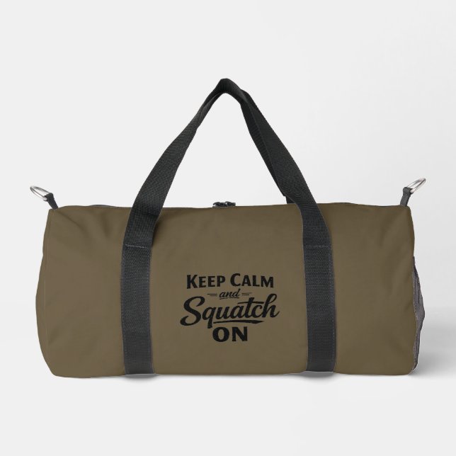 Bigfoot Sasquatch Duffle Bag (Front)
