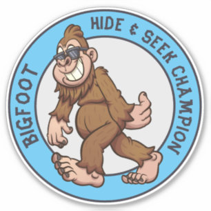 Bigfoot   Sasquatch (Editable) Sticker