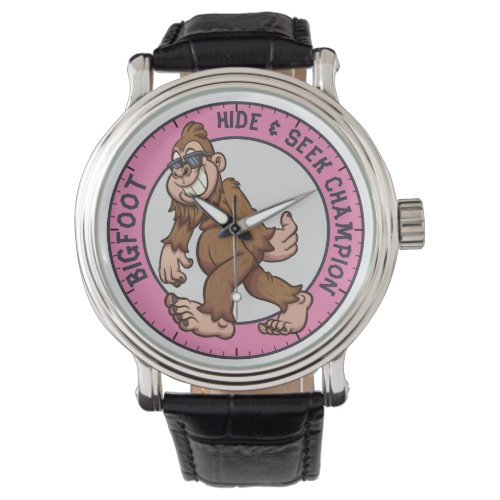 Bigfoot  Sasquatch Editable Watch