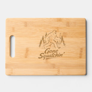 Bigfoot Sasquatch Engraved Cutting Board
