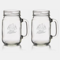 Bigfoot Sasquatch Etched Glassware