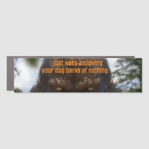 BIGFOOT SASQUATCH EYES Car Magnet