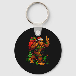 Bigfoot Sasquatch For Men Grandpa Boys Kids Christ Keychain