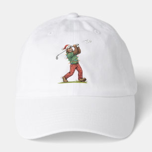 Bigfoot Sasquatch Golf Christmas 2026 Holiday   Hat