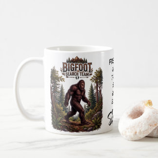 Bigfoot Sasquatch Hiking Search Team Coffee Mug