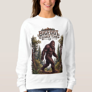 Bigfoot Sasquatch Hiking Search Team Sweatshirt