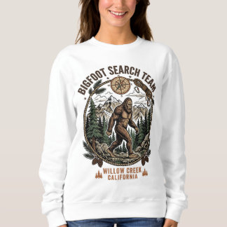 Bigfoot Sasquatch Hiking Search Team Sweatshirt