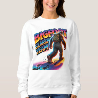 Bigfoot Sasquatch Hiking Search Team Sweatshirt