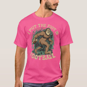 Bigfoot Sasquatch I Put The Foot In Football Boys T-Shirt