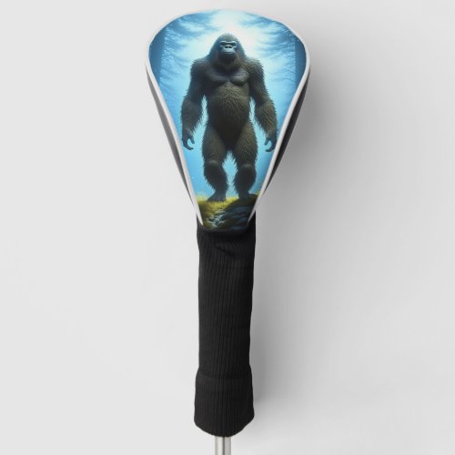 Bigfoot Sasquatch in the Woods  Golf Head Cover