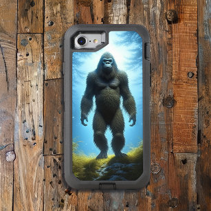 Bigfoot Sasquatch in the Woods  OtterBox Defender iPhone SE/8/7 Case