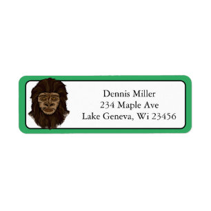 Bigfoot Sasquatch Label