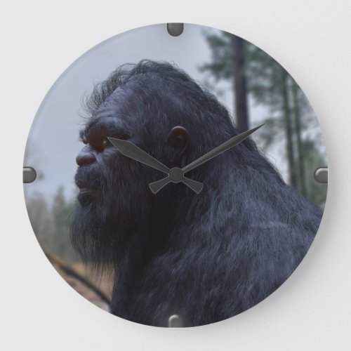 bigfootsasquatch large clock