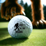 Bigfoot / Sasquatch : Lost In The Woods Golf Balls at Zazzle