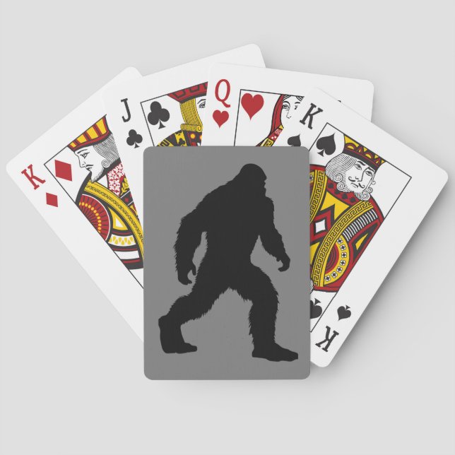 Bigfoot Sasquatch  Poker Cards (Back)