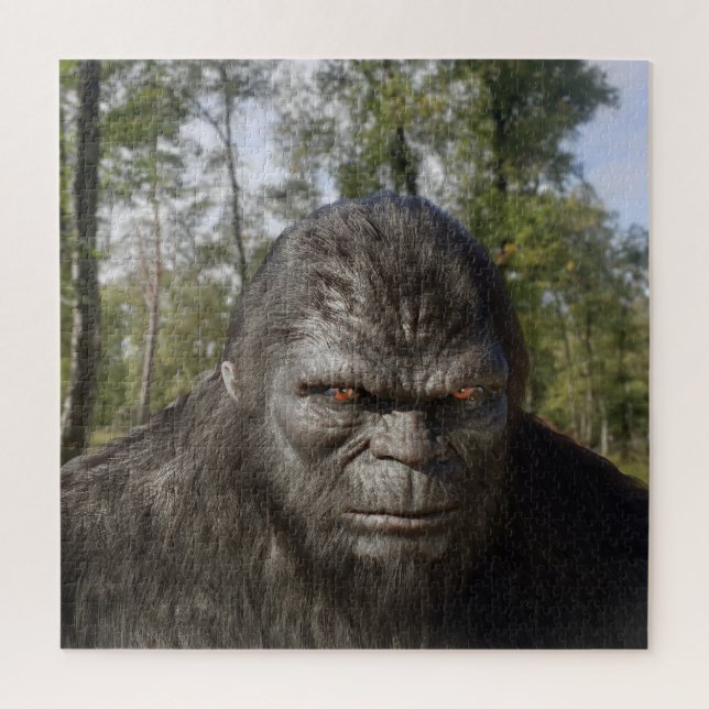 BIGFOOT SASQUATCH PORTRAIT JIGSAW PUZZLE (Vertical)