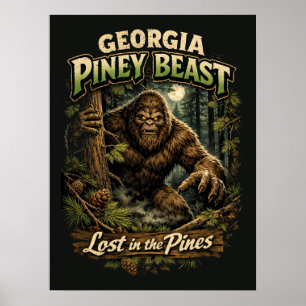 Bigfoot Sasquatch Poster