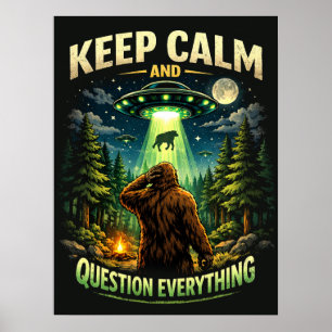 Bigfoot Sasquatch Poster