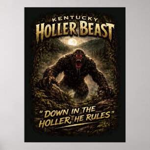 Bigfoot Sasquatch Poster