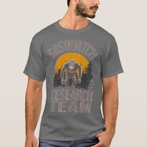 Bigfoot Sasquatch Research Team Official Team Memb T_Shirt