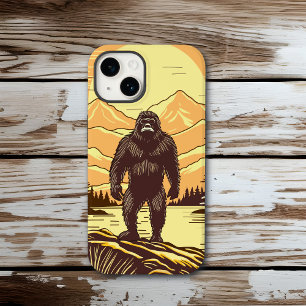 Bigfoot Sasquatch Retro Art Personalized Case-Mate iPhone 14 Case