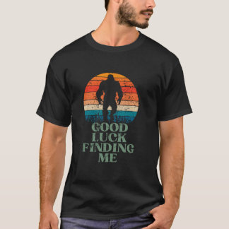 Bigfoot Sasquatch Search Retro Vintage Men Women L T-Shirt