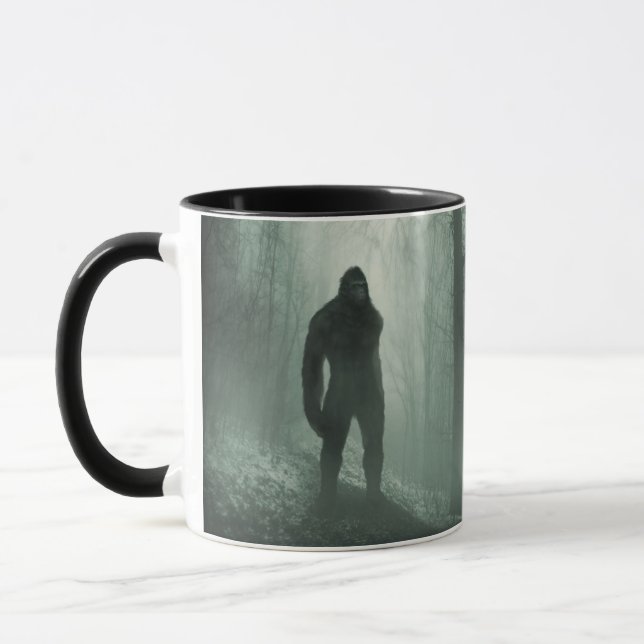 Bigfoot / Sasquatch Silent Watcher Mug (Left)
