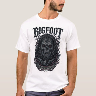 Bigfoot Sasquatch Skull T-Shirt