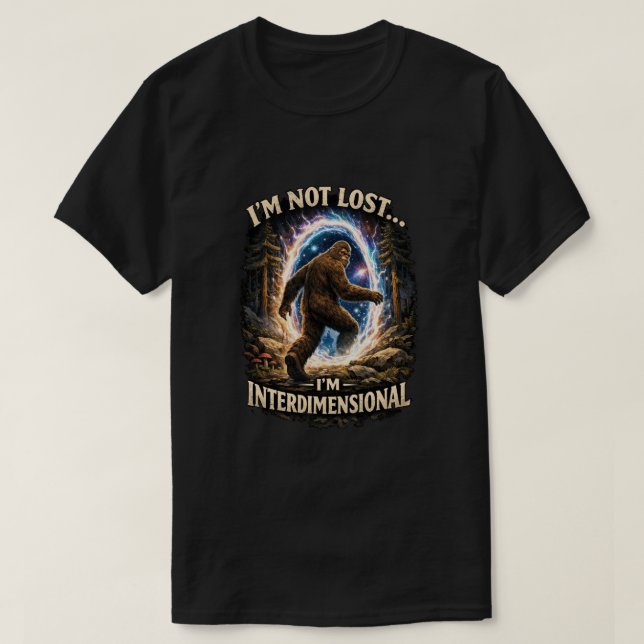 Bigfoot Sasquatch T-Shirt (Design Front)