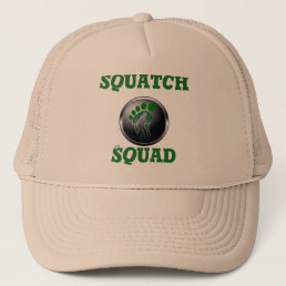 Bigfoot Sasquatch Trucker Hat Squatch Squad