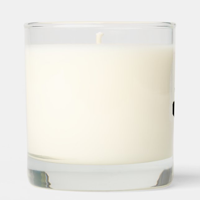Bigfoot Sasquatch Valentines Red Heart Scented Candle (Front)