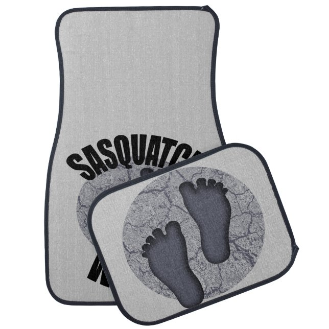 Bigfoot Sasquatch Watch Car Mat Set (Set)