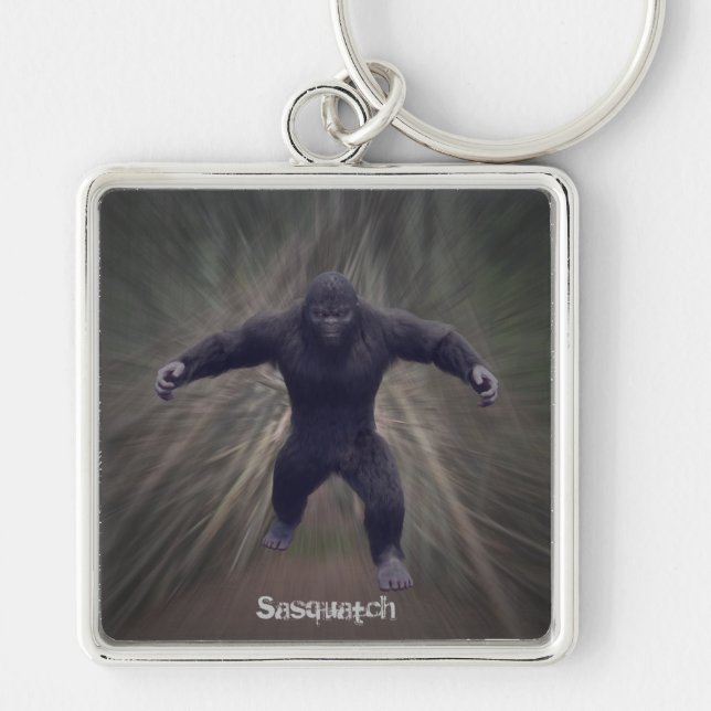 BIGFOOT SASQUATCH WHOLE BODY WITH TEEPEE KEYCHAIN (Front)