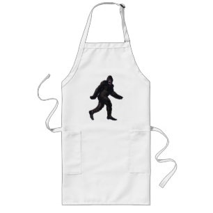 Bigfoot Sasquatch Yetti Long Apron