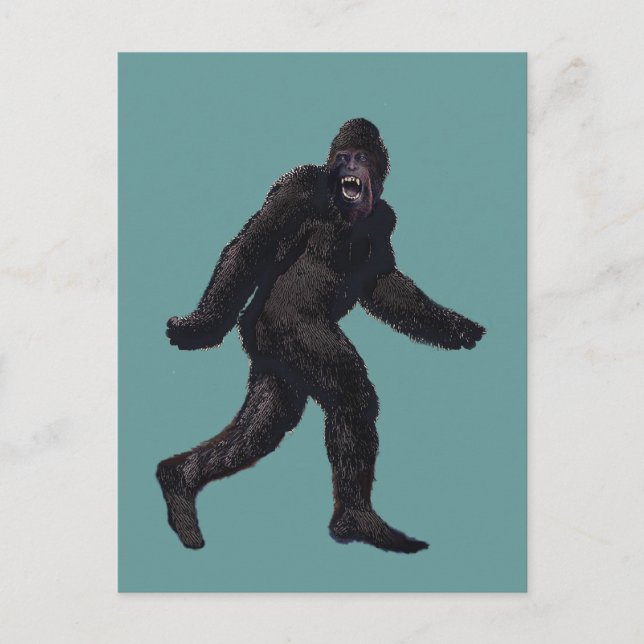 Bigfoot Sasquatch Yetti Postcard (Front)