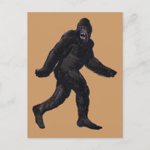 Bigfoot Sasquatch Yetti Postcard