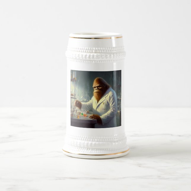 Bigfoot Scientist Beer Stein (Center)