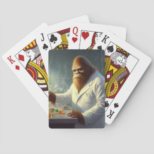 Bigfoot Scientist Poker Cards