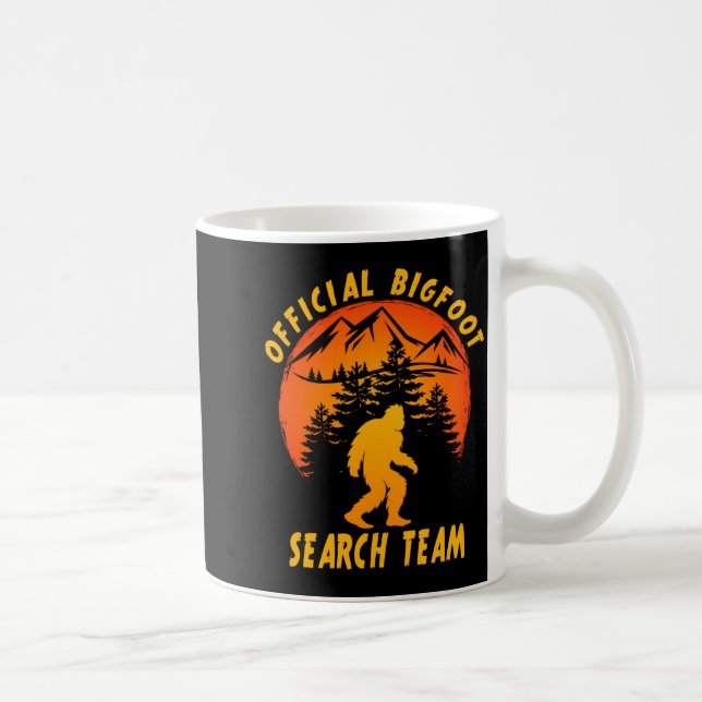 Bigfoot Search Team Sasquatch Yeti Funny  Coffee Mug (Right)