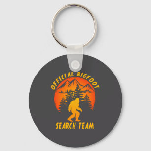 Bigfoot Search Team Sasquatch Yeti Funny  Keychain