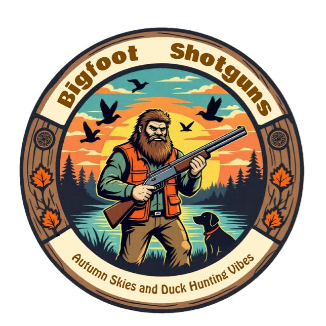Bigfoot Shotguns Duck Hunting Vibes T-Shirt (Creator Uploaded)