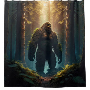 Bigfoot Shower Curtain