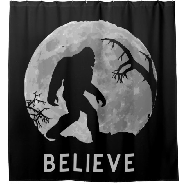 Bigfoot Shower Curtain (Front)