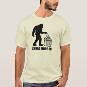 Bigfoot Shred Mode On T-Shirt