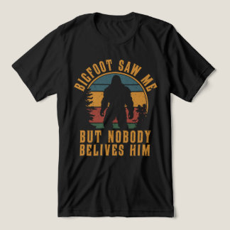 Bigfoot sighting joke-Sasquatch Believer Tri-Blend Shirt